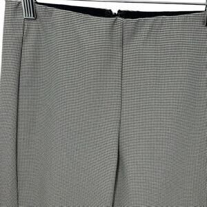 Rag & Bone Skinny Ankle Pants Black White Cropped Size 0 Herringbone Office